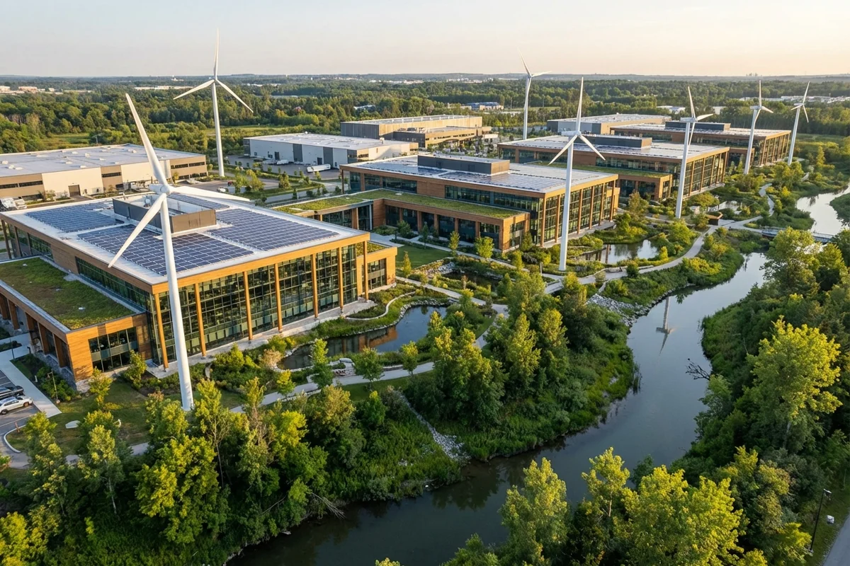 ReNeuvo Canadian Industrial Park rendering