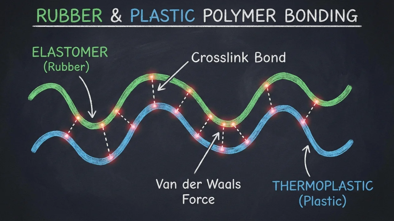 Molecular bonding illustration